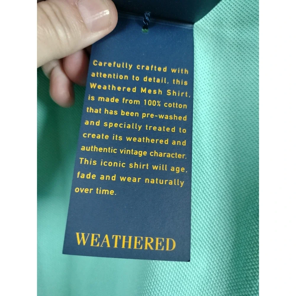 NWT Ralph Lauren Polo Shirt Men's 4XB Classic Fit Green Short Sleeve Cotton